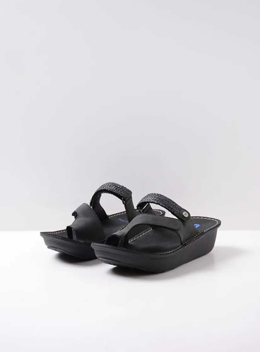 Wolky Chicama - zwart biocare<DAMES Slippers