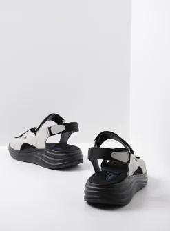 Wolky Cirro - gebroken wit leer<DAMES Sandalen