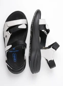 Wolky Cirro - gebroken wit leer<DAMES Sandalen