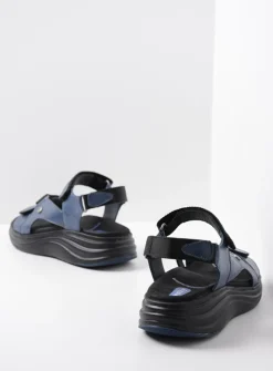 Wolky Cirro - jeans leer<DAMES Sandalen