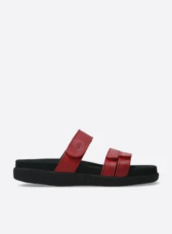 Wolky Cirrus - rood leer<DAMES Slippers