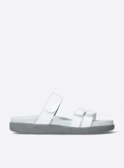 Wolky Cirrus - wit leer<DAMES Slippers