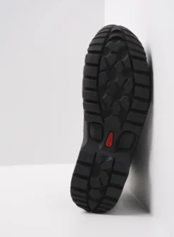 Wolky City Tracker WP - antraciet leer<DAMES Hoge Veterschoenen|Wandelschoenen