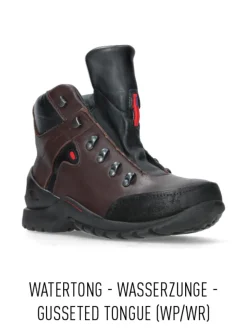 Wolky City Tracker WP - bruin leer<DAMES Hoge Veterschoenen|Wandelschoenen