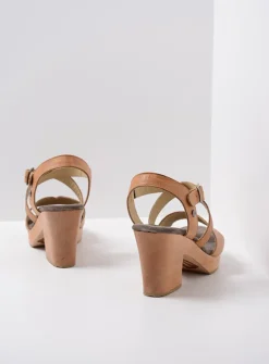 Wolky Cloudy - naturel leer<DAMES Sandalen