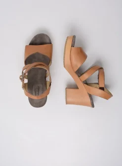 Wolky Cloudy - naturel leer<DAMES Sandalen