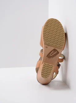 Wolky Cloudy - naturel leer<DAMES Sandalen