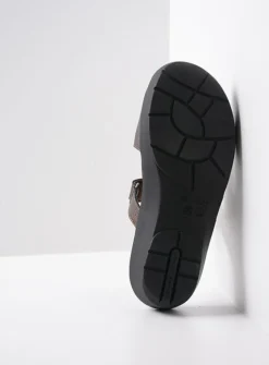 Wolky Collins - brons leer<DAMES Slippers