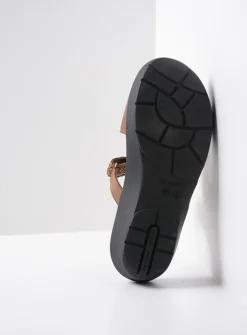Wolky Collins - cognac leer<DAMES Slippers
