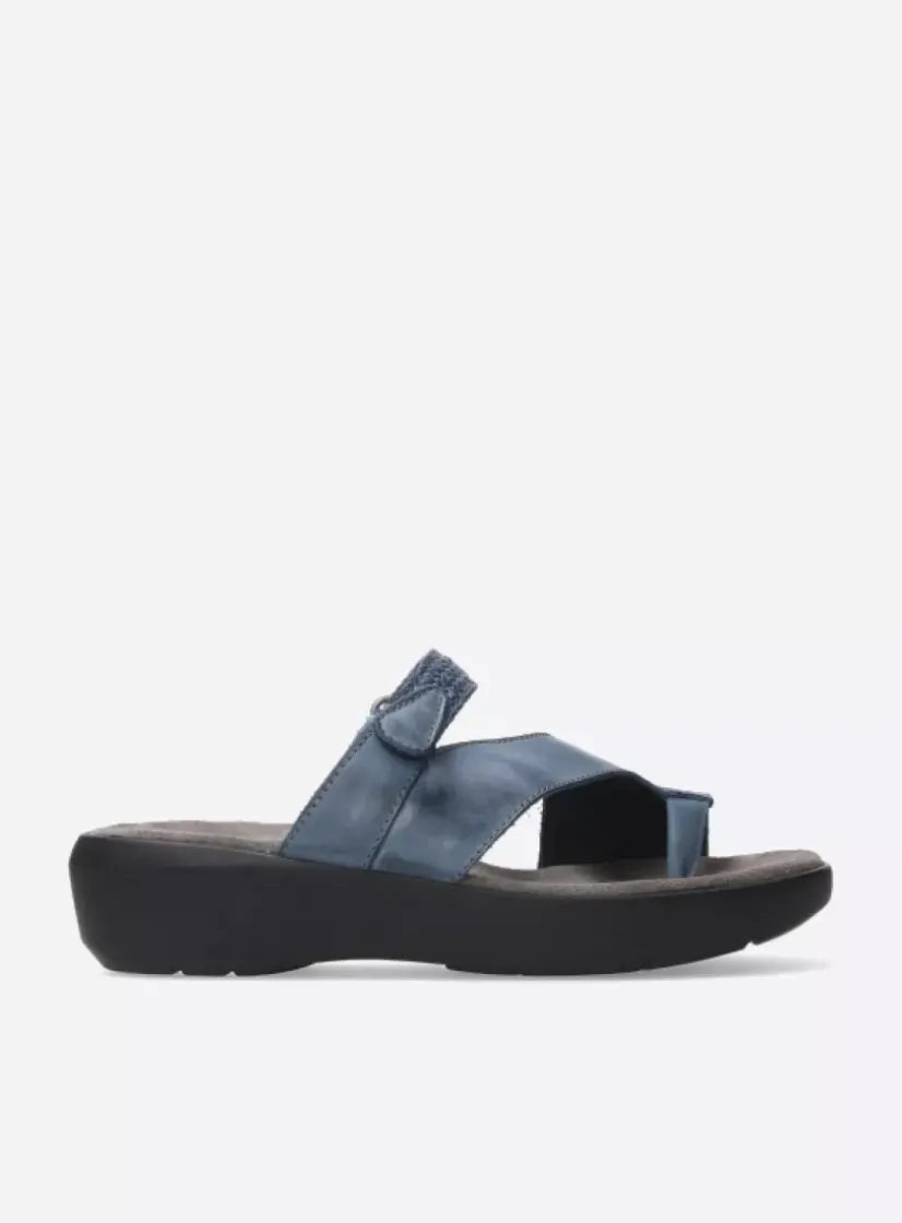 Wolky Collins - jeans nubuck<DAMES Slippers