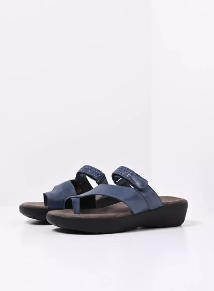 Wolky Collins - jeans nubuck<DAMES Slippers