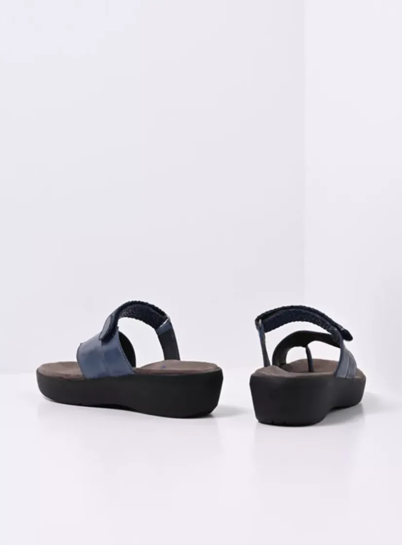 Wolky Collins - jeans nubuck<DAMES Slippers