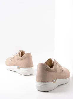 Wolky Cool - safari nubuck<DAMES Lage Veterschoenen