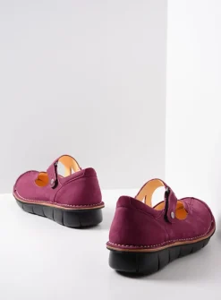 Wolky Cordoba - fuchsia nubuck<DAMES Herfst/Winter|Bandschoenen