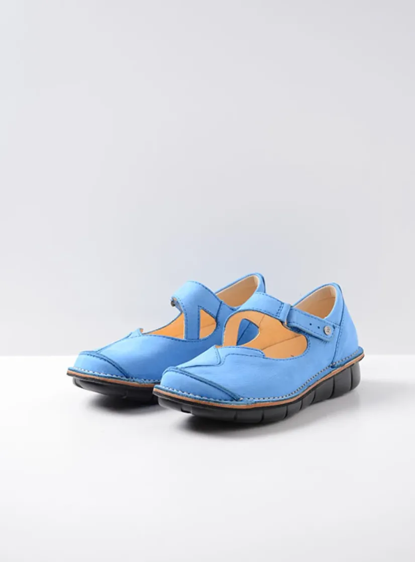 Wolky Cordoba - hemelsblauw nubuck<DAMES Herfst/Winter|Bandschoenen