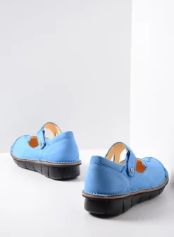 Wolky Cordoba - hemelsblauw nubuck<DAMES Herfst/Winter|Bandschoenen