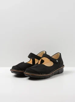Wolky Cordoba - zwart nubuck<DAMES Herfst/Winter|Bandschoenen