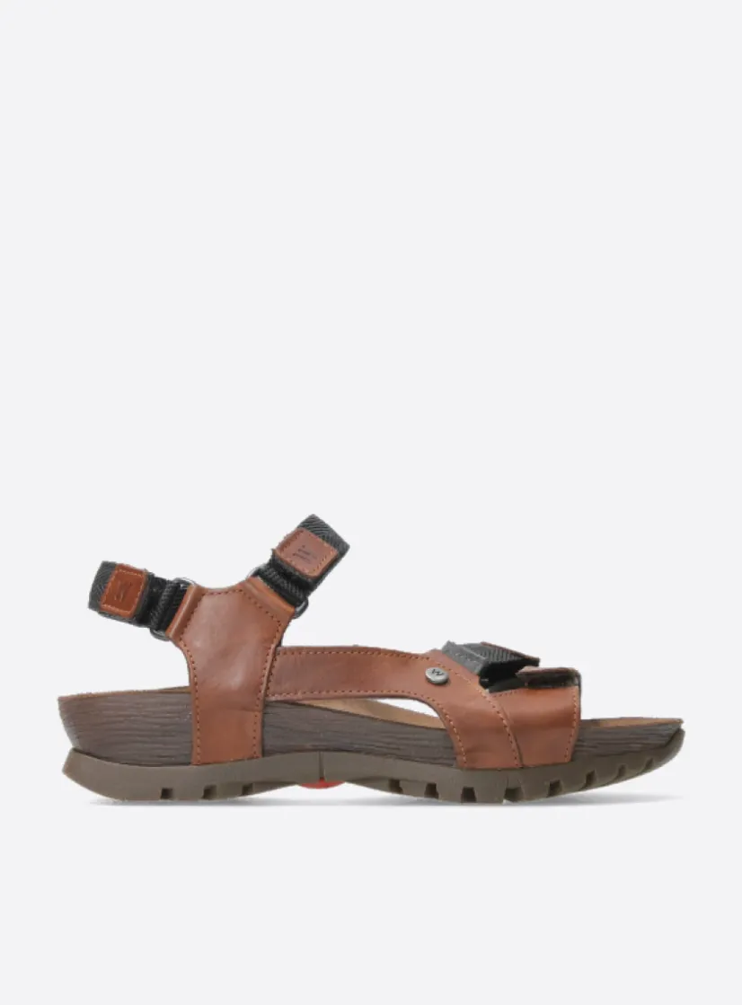 Wolky Cradle - cognac leer<DAMES Sandalen