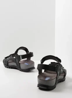 Wolky Cradle - zwart leer<DAMES Sandalen