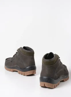 Wolky Cross - asfalt nubuck<DAMES Hoge Veterschoenen|Herfst/Winter
