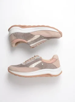 Wolky Cupar - safari combi leer<DAMES Lage Veterschoenen|Wandelschoenen
