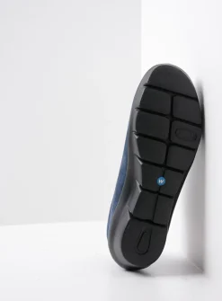 Wolky Cursa - blauw nubuck<DAMES Instappers|Herfst/Winter