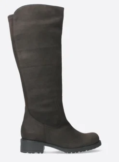 Wolky Curtina F2F - bruin nubuck<DAMES Lange Laarzen|Herfst/Winter