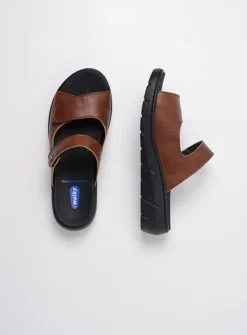 Wolky Cyprus - cognac leer<DAMES Slippers