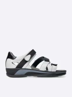 Wolky Desh - gebroken wit leer<DAMES Sandalen
