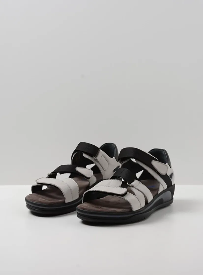 Wolky Desh - gebroken wit leer<DAMES Sandalen