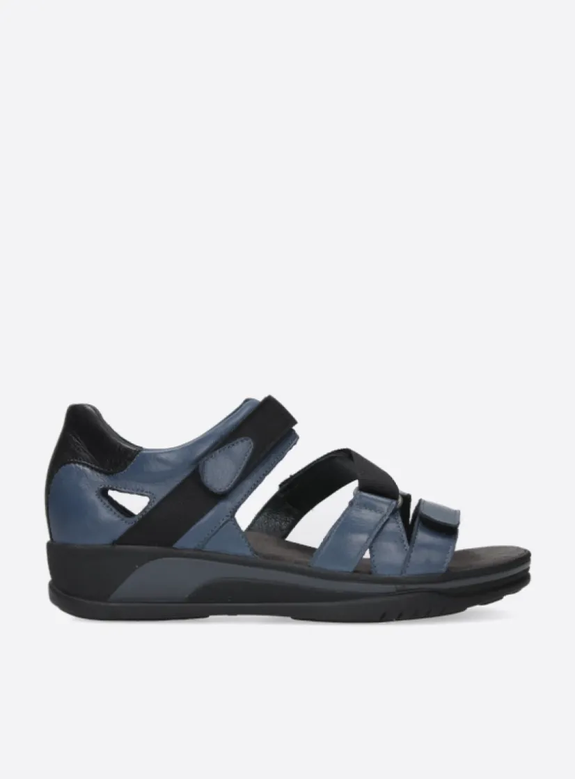 Wolky Desh - jeans leer<DAMES Sandalen
