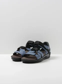 Wolky Desh - jeans leer<DAMES Sandalen