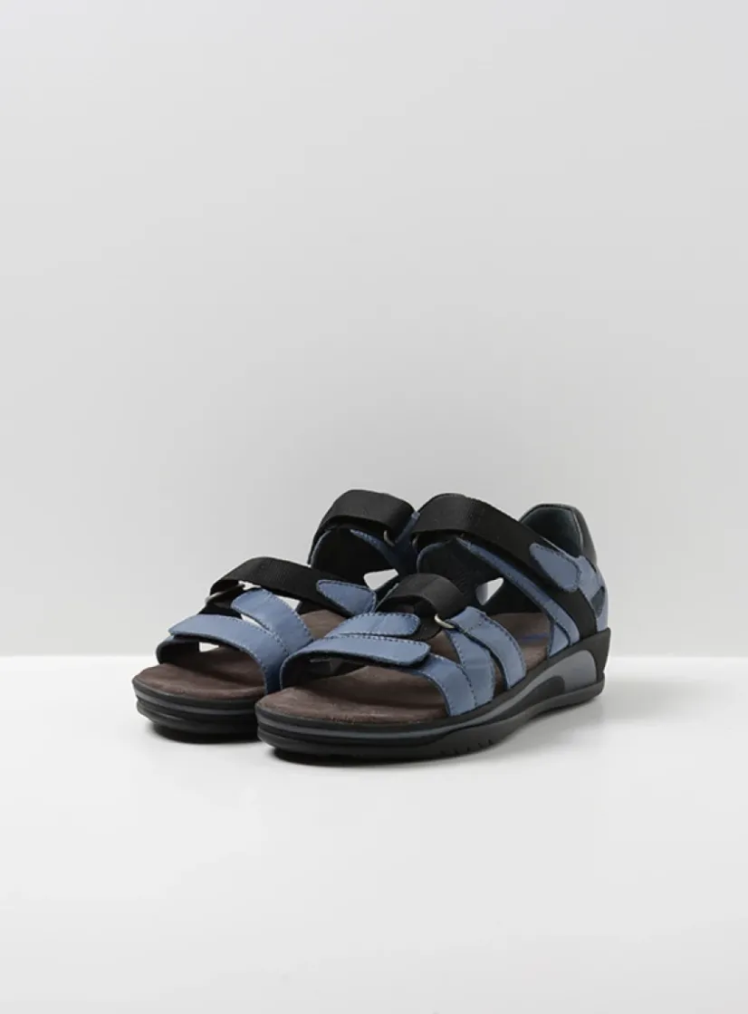 Wolky Desh - jeans leer<DAMES Sandalen