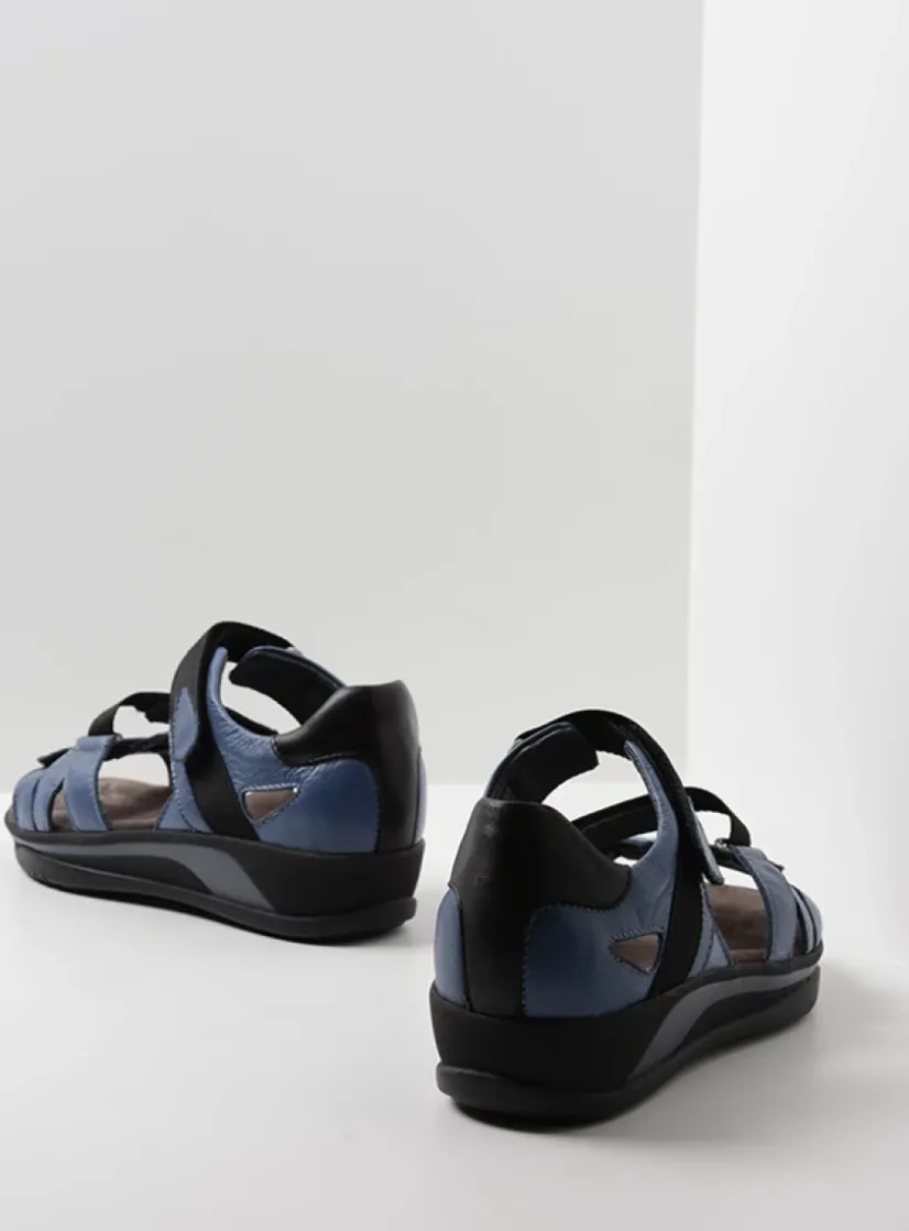 Wolky Desh - jeans leer<DAMES Sandalen