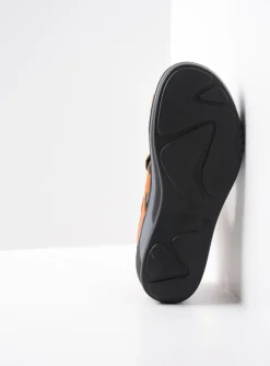 Wolky Desh - oranje leer<DAMES Sandalen