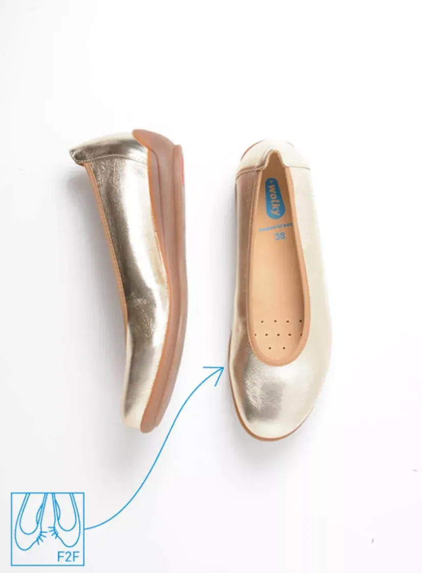 Wolky Duncan F2F - champagne biocare<DAMES Instappers|Herfst/Winter
