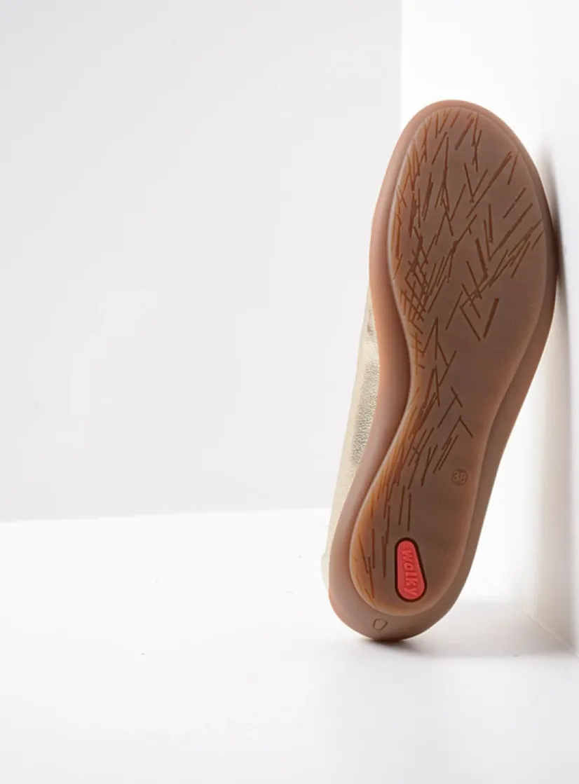 Wolky Duncan F2F - champagne biocare<DAMES Instappers|Herfst/Winter