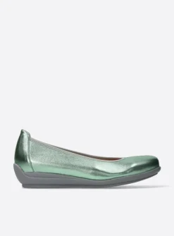 Wolky Duncan F2F - groen biocare<DAMES Instappers|Herfst/Winter