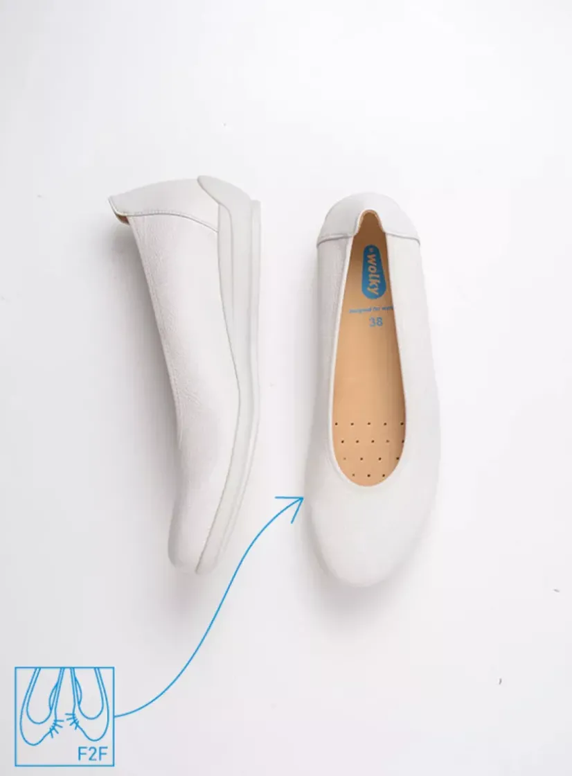 Wolky Duncan F2F - wit biocare<DAMES Instappers|Herfst/Winter