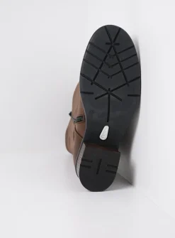 Wolky Edmonton - bruin nubuck<DAMES Halfhoge Laarzen|Herfst/Winter