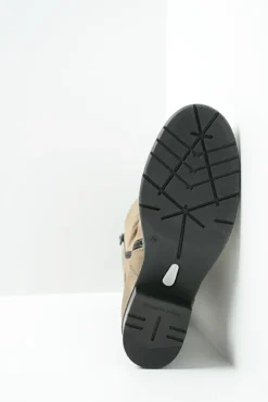 Wolky Edmonton - taupe suede<DAMES Halfhoge Laarzen|Herfst/Winter