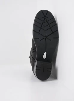 Wolky Edson XW - zwart nubuck<DAMES Hoge Veterschoenen|Veterlaarzen