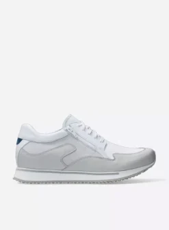 Wolky e-Go Men - wit combi stretch leer<Heren Veterschoenen Heren|Sneakers Heren