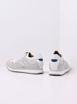 Wolky e-Go Men - wit combi stretch leer<Heren Veterschoenen Heren|Sneakers Heren