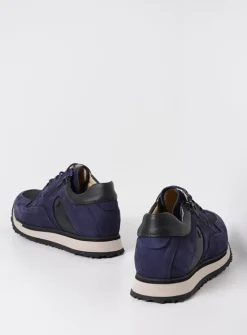 Wolky e-Go S2F - paars combi stretch leer<DAMES Lage Veterschoenen|Wandelschoenen