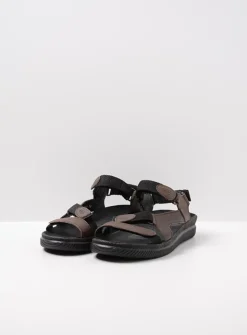 Wolky Energy Lady - bruin gevet leer<DAMES Sandalen