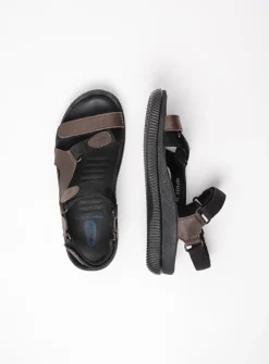 Wolky Energy Lady - bruin gevet leer<DAMES Sandalen
