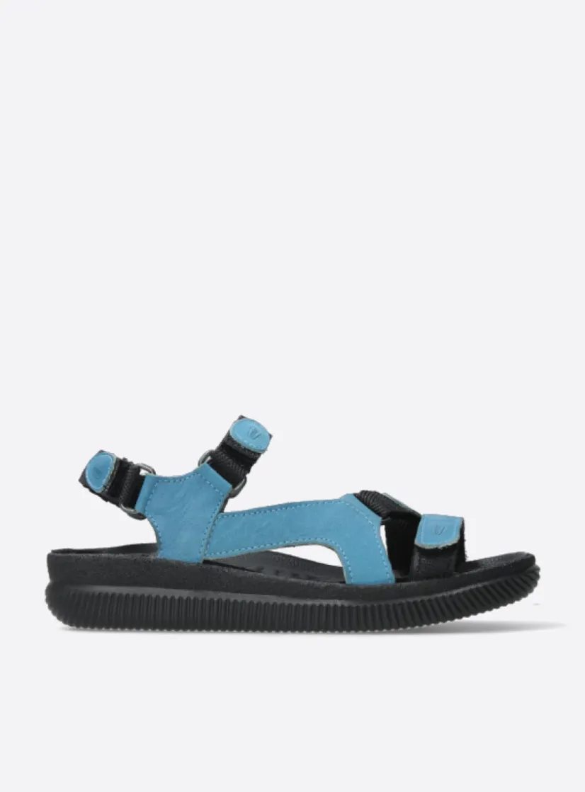 Wolky Energy Lady - jeans gevet leer<DAMES Sandalen