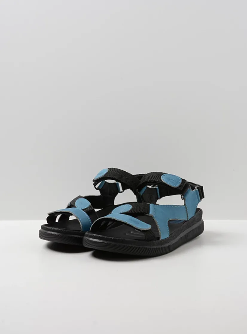 Wolky Energy Lady - jeans gevet leer<DAMES Sandalen