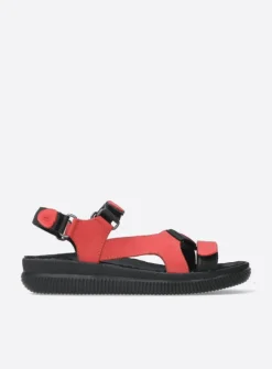 Wolky Energy Lady - rood gevet leer<DAMES Sandalen